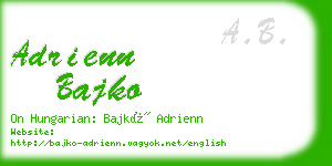 adrienn bajko business card